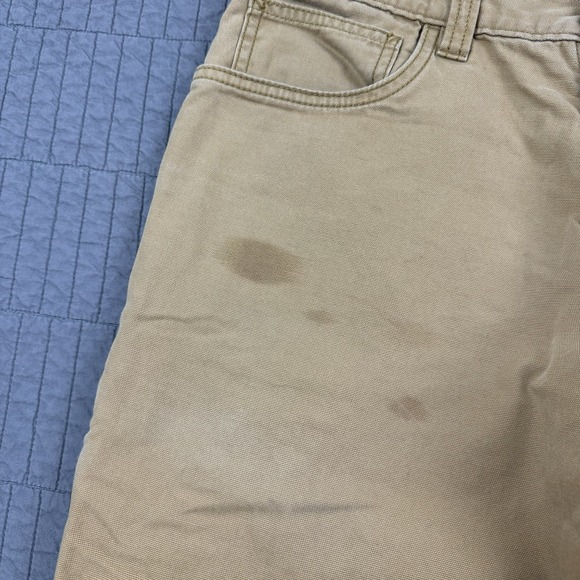 Carhartt Pants Men's 32x34 (31x32) Tan Rugged Relaxed Fit Utility Workwear - Picture 4 of 16